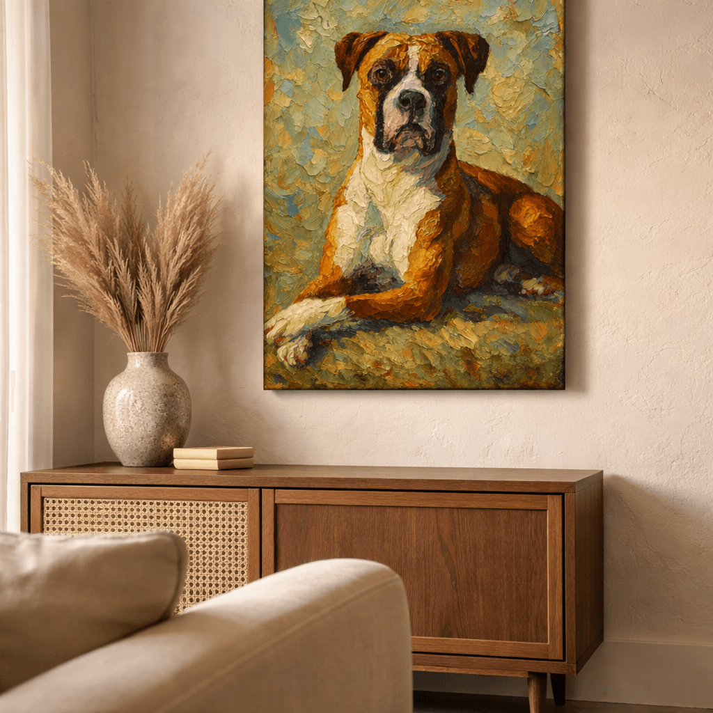 Hercules's portrait in Ryan S.'s home